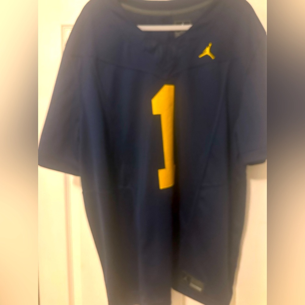 Michigan #1 jersey. Nike $100